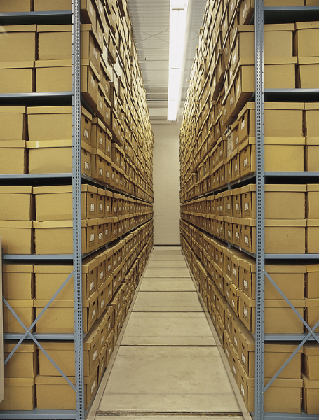 Static Racks For Record File Boxes, Banker Box Storage Shelves