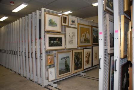 Art Storage System for the Storage of Art made by Art Boards