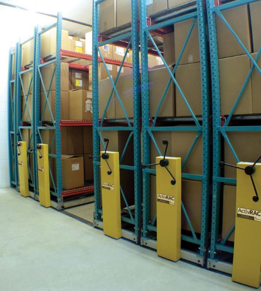 Mobile Bin Shelving - Industrial Bin Storage Systems