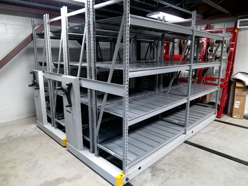 Rolling Bulk Shelves Warehouse Storage, Roller Shelving Storage Ideas