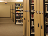 mobile library shelving for book storage