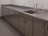 Stainless Steel Casework, Countertop and Sink
