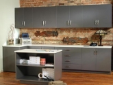 Modular Millwork Cabinets, Drawers and Countertops in Breakroom