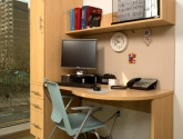 Modular Millwork Cabinets Healthcare Office Storage and Desk