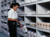 Open Shelving for Police Department Storage