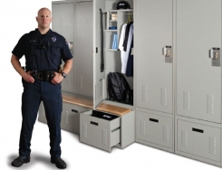 Personal Gear Lockers with Bench Storage