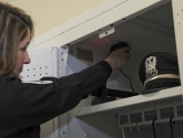 Gear Storage for Police Officer in a Personal Gear Locker