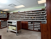 Pharmacy Casework Work Island and Shelves