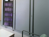 Multiple Rotary Storage Cabinets with Hanging Files