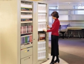 Rotary Storage Cabinet for Binder and File Storage