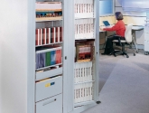 Rotary Book and Binder Storage for Office Filing