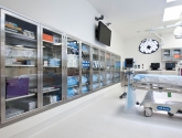 Operating Room with clean Stainless Steel Casework