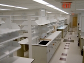 Research Laboratory Powder Coated Steel Casework
