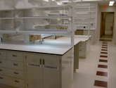 Research Lab Powder Coated Steel Casework