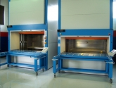 Vertical Lift Modules Used for Storage in Warehouse