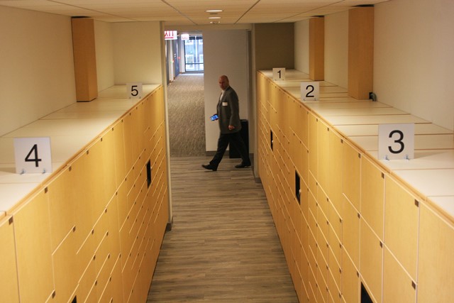 Corporate Self Service Lockers for Package Pickup